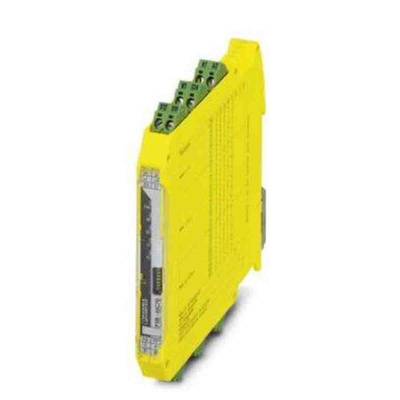 Phoenix Contact Dual-Channel Emergency Stop, Safety Switch/Interlock Safety Relay, 24V dc, 2 Safety Contacts