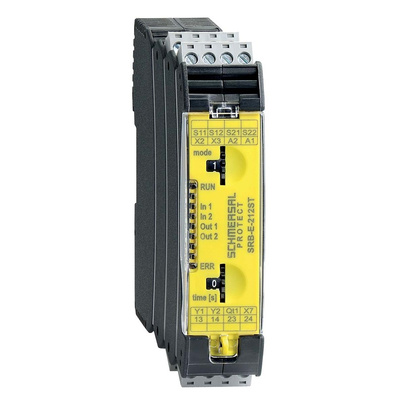 Schmersal Dual-Channel Safety Relay, 24V, 3 Safety Contacts
