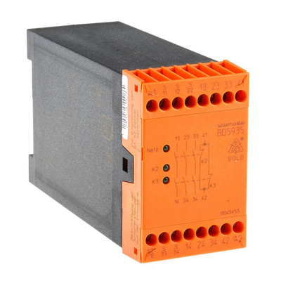 Dold Dual-Channel Emergency Stop Safety Relay, 230V ac, 3 Safety Contacts