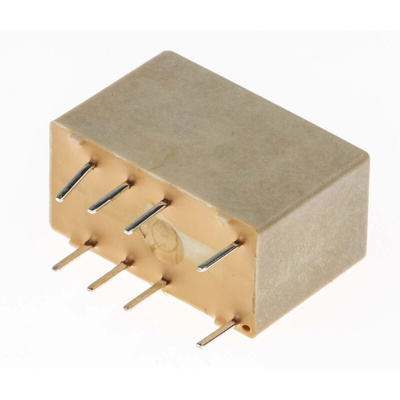TE Connectivity PCB Mount Signal Relay, 5V dc Coil, 2A Switching Current, DPDT