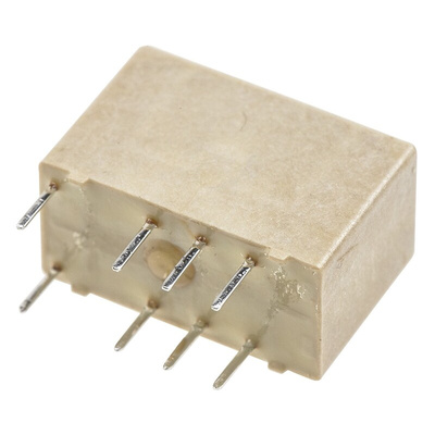 TE Connectivity PCB Mount Signal Relay, 24V dc Coil, 2A Switching Current, DPDT