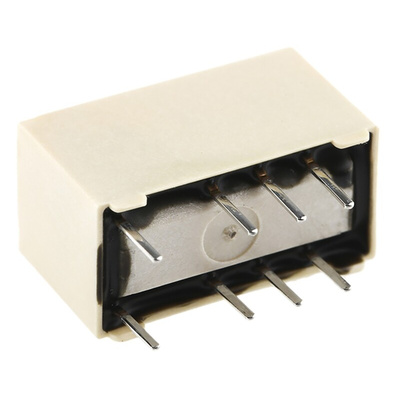 Omron PCB Mount Signal Relay, 12V dc Coil, 2A Switching Current, DPDT