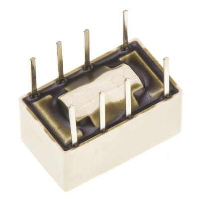 TE Connectivity PCB Mount Signal Relay, 12V dc Coil, 2A Switching Current, DPDT
