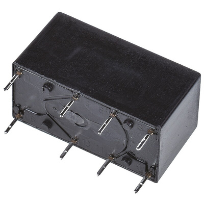 TE Connectivity PCB Mount Signal Relay, 12V dc Coil, 2A Switching Current, DPDT
