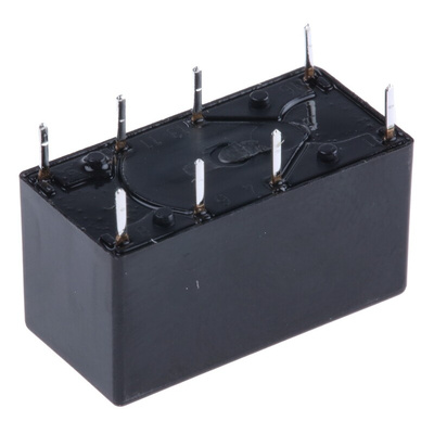 TE Connectivity PCB Mount Signal Relay, 12V dc Coil, 2A Switching Current, DPDT