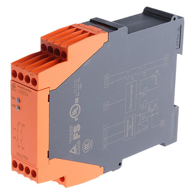 Dold Single-Channel Emergency Stop Safety Relay, 24V ac/dc, 2 Safety Contacts