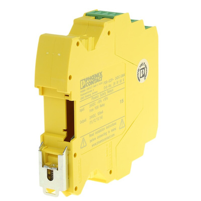 Phoenix Contact Safety Switch/Interlock Safety Relay, 24V dc