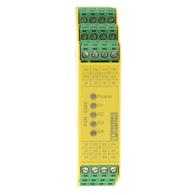 Phoenix Contact Safety Switch/Interlock Safety Relay, 24V dc