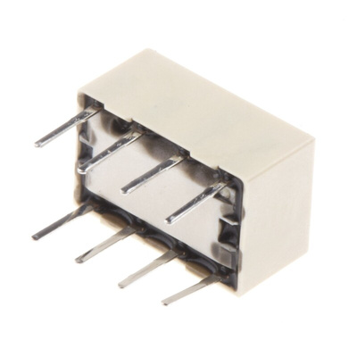 Omron PCB Mount Signal Relay, 5V dc Coil, 1A Switching Current, DPDT
