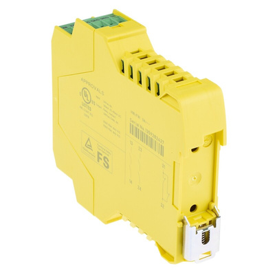 Phoenix Contact Dual-Channel Safety Switch/Interlock Safety Relay, 24V ac/dc, 2 Safety Contacts