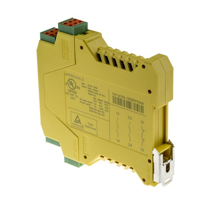 Phoenix Contact Emergency Stop Safety Relay, 24V dc, 3 Safety Contacts