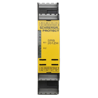 Schmersal Dual-Channel Safety Switch/Interlock Safety Relay, 24V dc, 3 Safety Contacts