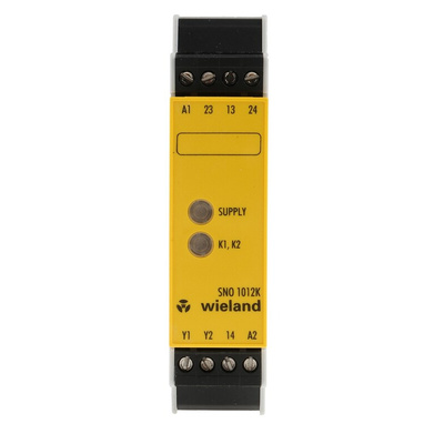 Wieland Single-Channel Safety Relay, 24V ac/dc, 2 Safety Contacts