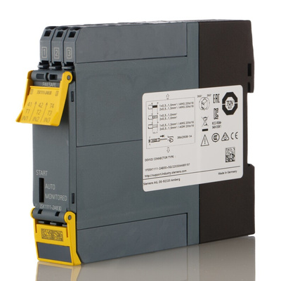Siemens Single-Channel Safety Relay, 24V ac/dc, 4 Safety Contacts