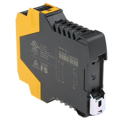 Eaton Dual-Channel Emergency Stop, Safety Switch/Interlock Safety Relay, 24V, 2 Safety Contacts