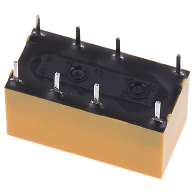 Panasonic PCB Mount Signal Relay, 12V dc Coil, 3A Switching Current, DPDT