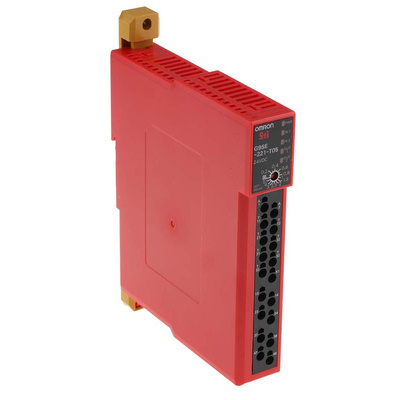 Omron Dual-Channel Emergency Stop Safety Relay, 24V dc, 2 Safety Contacts