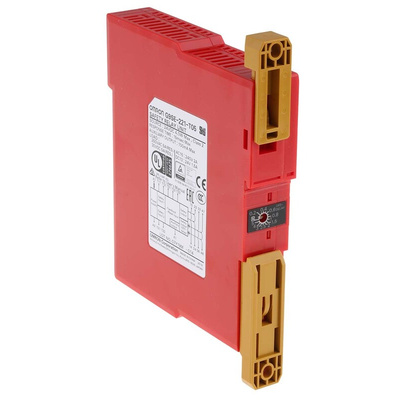 Omron Dual-Channel Emergency Stop Safety Relay, 24V dc, 2 Safety Contacts