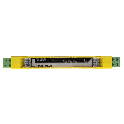 Phoenix Contact Single-Channel Emergency Stop, Safety Switch/Interlock Safety Relay, 24V dc, 3 Safety Contacts