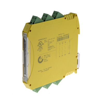 Phoenix Contact Single-Channel Emergency Stop, Safety Switch/Interlock Safety Relay, 24V dc, 3 Safety Contacts