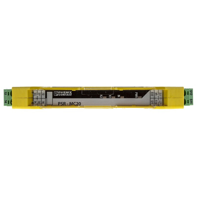 Phoenix Contact Single-Channel Emergency Stop, Safety Switch/Interlock Safety Relay, 24V dc, 3 Safety Contacts
