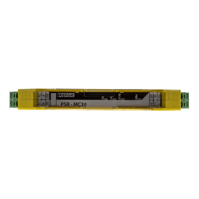Phoenix Contact Dual-Channel Emergency Stop, Safety Switch/Interlock Safety Relay, 24V dc, 2 Safety Contacts