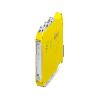 Phoenix Contact Dual-Channel Emergency Stop, Safety Switch/Interlock Safety Relay, 24V dc, 2 Safety Contacts