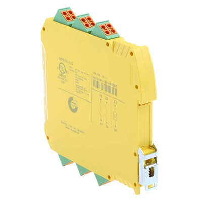 Phoenix Contact Dual-Channel Emergency Stop, Safety Switch/Interlock Safety Relay, 24V dc, 2 Safety Contacts