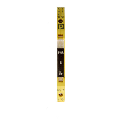 Phoenix Contact Single-Channel Emergency Stop, Safety Switch/Interlock Safety Relay, 24V dc, 1 Safety Contacts
