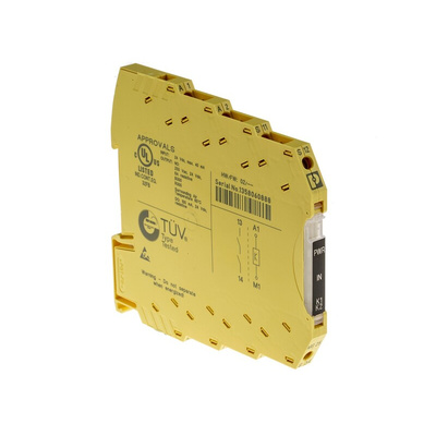 Phoenix Contact Single-Channel Emergency Stop, Safety Switch/Interlock Safety Relay, 24V dc, 1 Safety Contacts