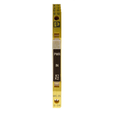 Phoenix Contact Single-Channel Emergency Stop, Safety Switch/Interlock Safety Relay, 24V dc, 1 Safety Contacts