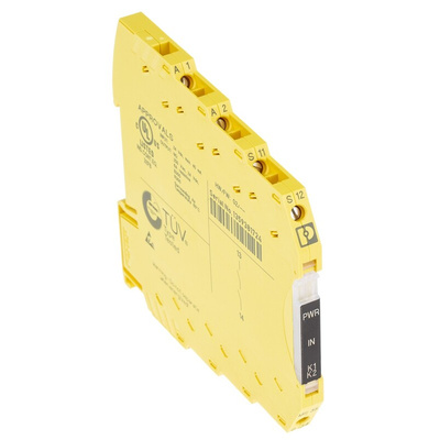 Phoenix Contact Dual-Channel Emergency Stop, Safety Switch/Interlock Safety Relay, 24V dc, 1 Safety Contacts