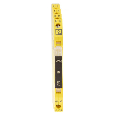 Phoenix Contact Dual-Channel Emergency Stop, Safety Switch/Interlock Safety Relay, 24V dc, 1 Safety Contacts