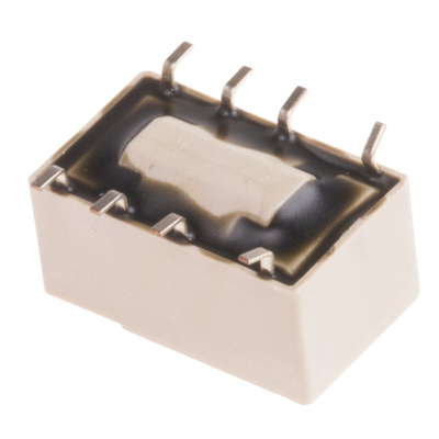 TE Connectivity Surface Mount Signal Relay, 5V dc Coil, 2A Switching Current, DPDT