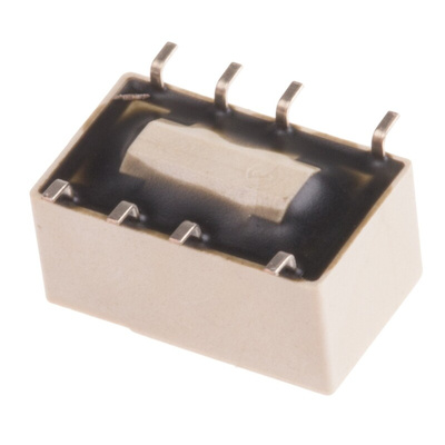 TE Connectivity Surface Mount Signal Relay, 12V dc Coil, 2A Switching Current, DPDT