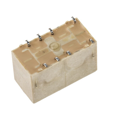 TE Connectivity Surface Mount Signal Relay, 12V dc Coil, 2A Switching Current, DPDT