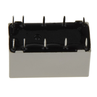 Hongfa Europe GMBH PCB Mount Latching Signal Relay, 12V dc Coil, 3A Switching Current, DPDT