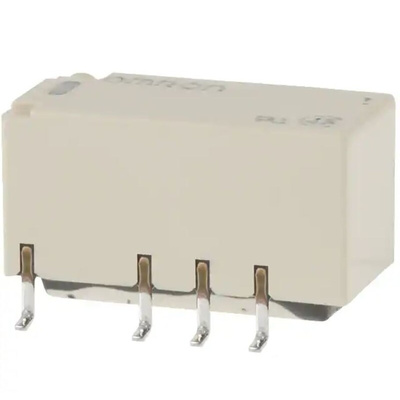 Omron Surface Mount Signal Relay, 4.5V dc Coil, 2A Switching Current, DPDT