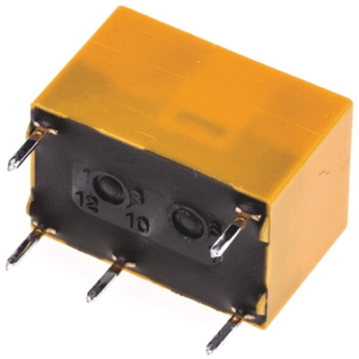 Panasonic PCB Mount Signal Relay, 12V dc Coil, 3A Switching Current, SPST