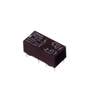 Omron PCB Mount Signal Relay, 24V dc Coil, 2A Switching Current, DPDT