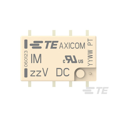 TE Connectivity Surface Mount Signal Relay, 12V dc Coil, 0.4A Switching Current, DPDT