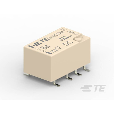 TE Connectivity Surface Mount Signal Relay, 12V dc Coil, 0.4A Switching Current, DPDT