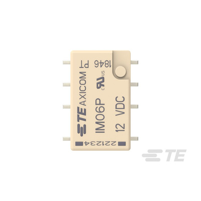TE Connectivity Surface Mount Signal Relay, 12V dc Coil, 0.4A Switching Current, DPDT