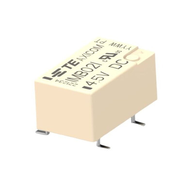 TE Connectivity PCB Mount Signal Relay, 4.5V Coil, 2A Switching Current