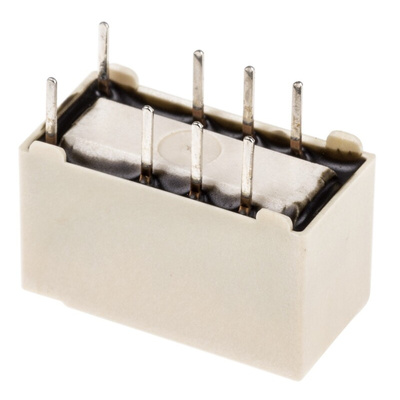 Omron PCB Mount Signal Relay, 24V dc Coil, 2A Switching Current, DPDT