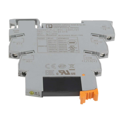 Phoenix Contact PLC-OSC- 24DC/48DC/100 Series Solid State Interface Relay, 28.8 V ac/dc Control, DIN Rail Mount