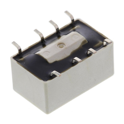TE Connectivity Surface Mount Signal Relay, 4.5V dc Coil, 2A Switching Current, DPDT
