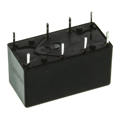TE Connectivity PCB Mount Signal Relay, 24V dc Coil, 2A Switching Current, DPDT