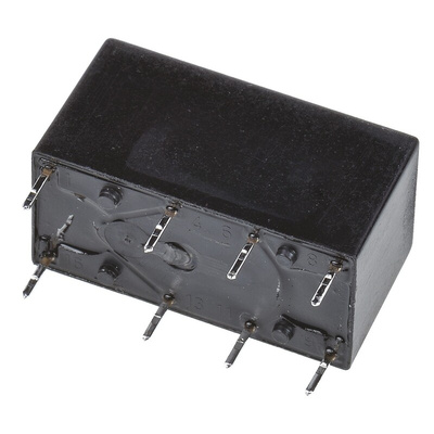 TE Connectivity PCB Mount Signal Relay, 24V dc Coil, 2A Switching Current, DPDT