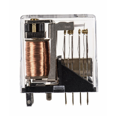 TE Connectivity Plug In Latching Signal Relay, 24V dc Coil, 3A Switching Current, 4PDT